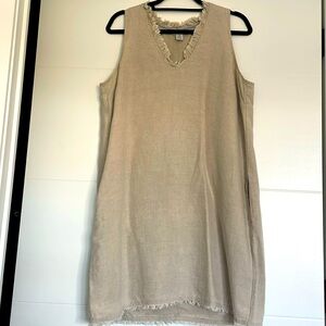 Tommy Bahama ruffle linen dress